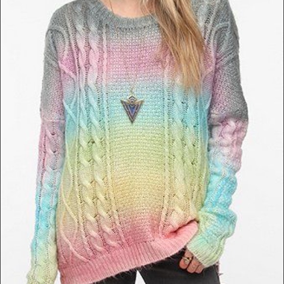 UNIF Sweaters - UNIF rainbow sweater